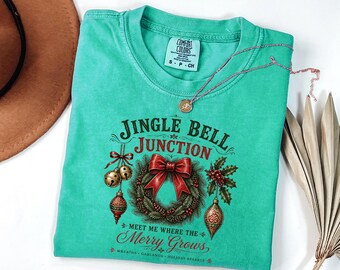 Comfort Colors® Retro Funny Christmas Long Sleeve, Vintage Holiday Shirt, Christmas Tree Tee, Cute Winter Gift