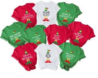Custom Christmas Elf Family Matching Shirt: Christmas Party Sweatshirt