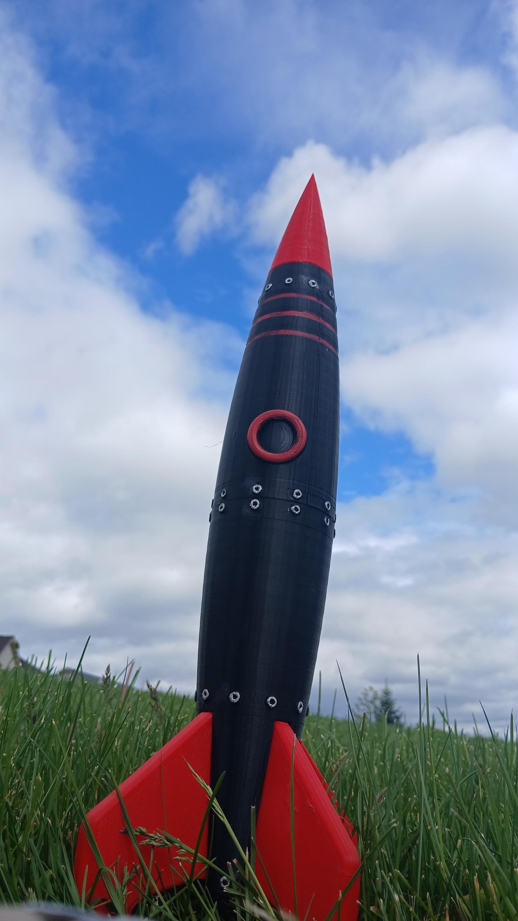 Esty Modle Rockets Zenith Express Model Rocket Kit: Retro 3D Printed DIY Rocket - Skill ...