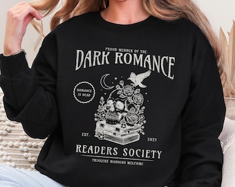Dark Romance Reader Gift, Morally Grey Book Club Sweatshirt, Spicy Booklover Sweater, Bookish Merch, Smut Reader Shirt, Villain Era Crewneck