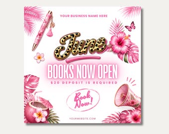June Books Open June Booking Flyer June Hair Flyer June Bookings Open June Lash Flyer Nail Appointments Hair Summer Bookings Flyer