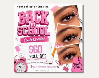 August Books Open Lash Booking Flyer August Lash Flyer Back to School Lash August Lash Flyer Lash Appointments Back to School Lash Deal