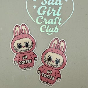 Magical Holographic Sticker Inspired by Labubu - Customize Your Style