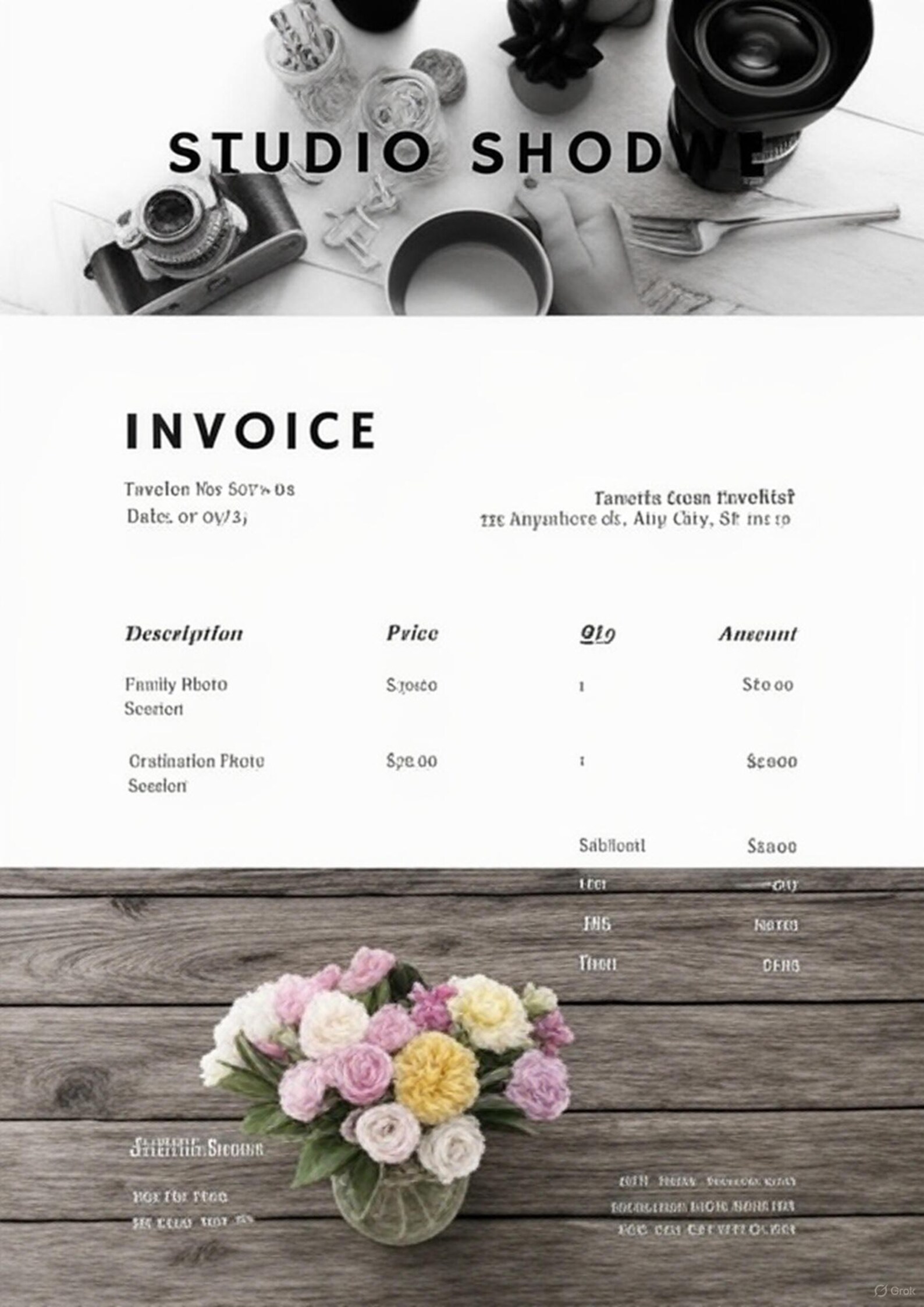 Nonprofit Invoice Template | Editable Canva Design | Donation Billing ...