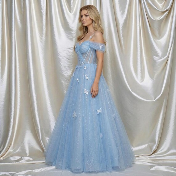 purple prom dress long sleeve Formal Long Sleeve Mother of the Bride Long Tulle Dress LaDivine CD0182 main image 1