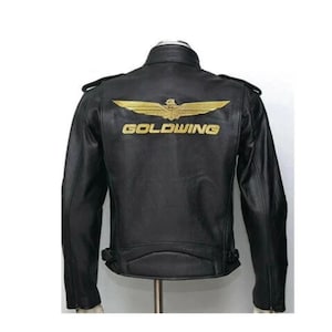 GOLDWING フード付きレザー風ジャケット 2XL Goldwing jacket - Etsy 日本