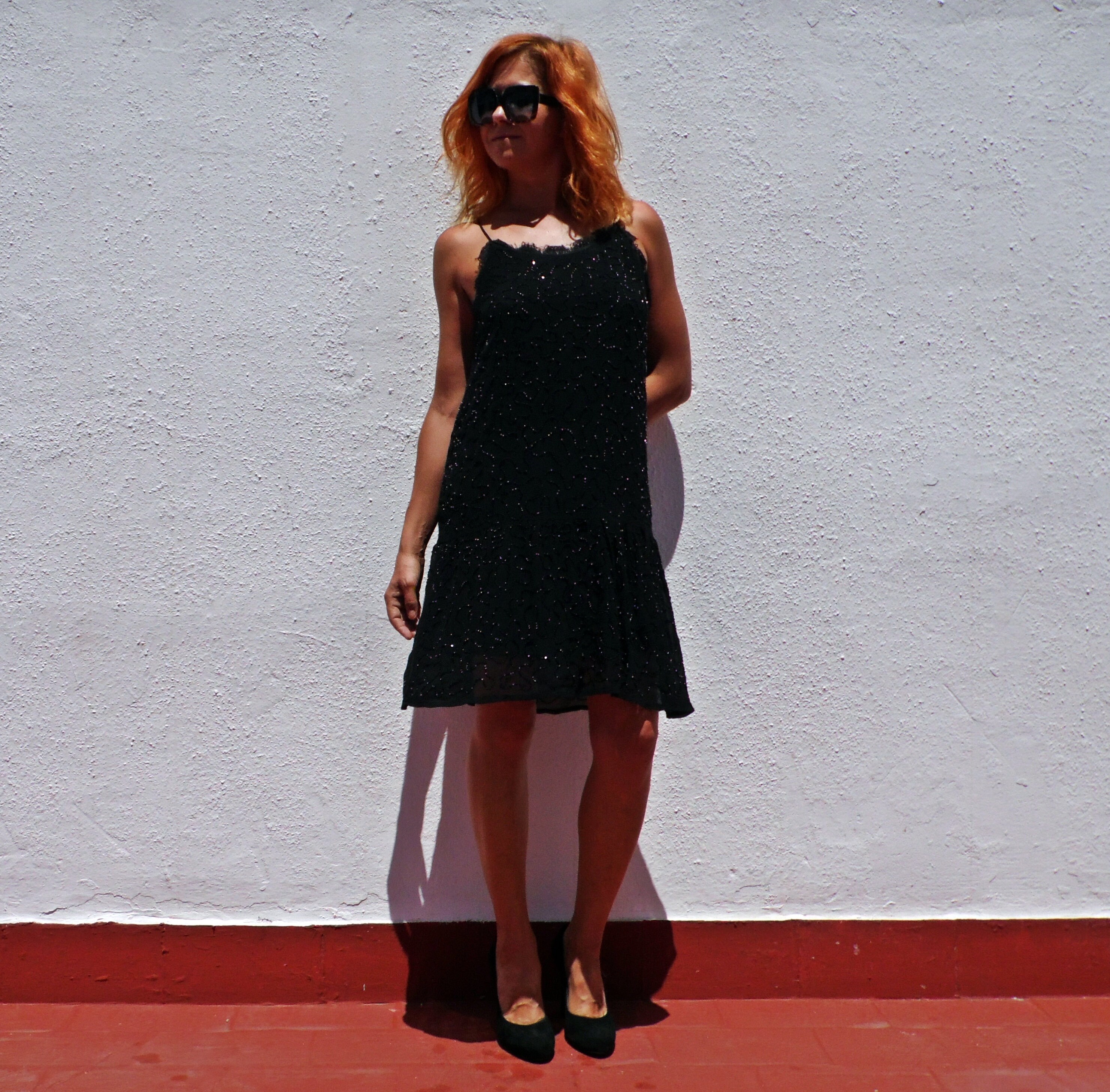 Beaded Black Dress Evening Dress Party 