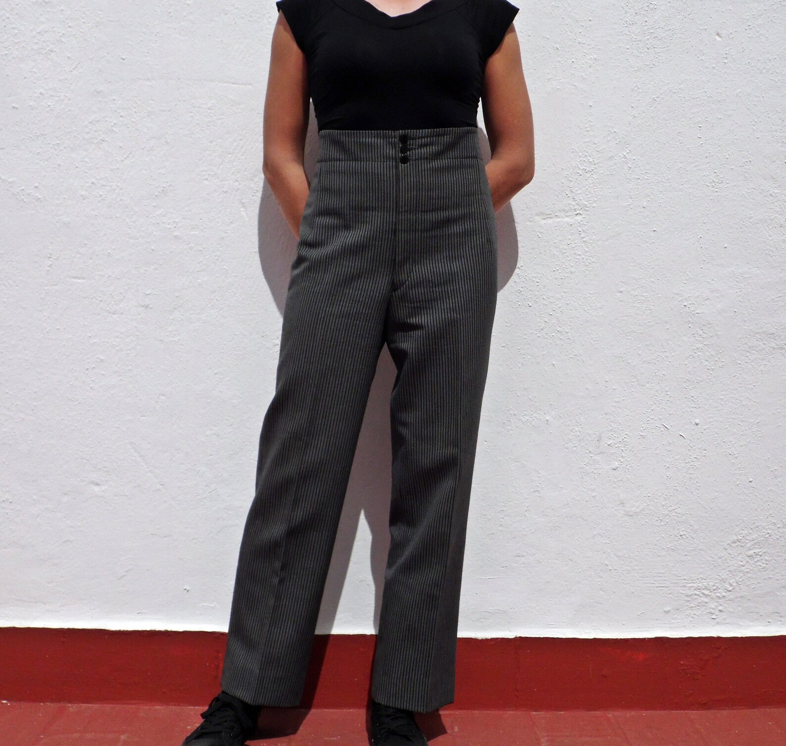 Flamenco trousers Spanish trousers high waist trousers high Etsy