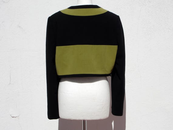 80s Does 60s Color Block Jacket: Mod Crop Jacket - image 5