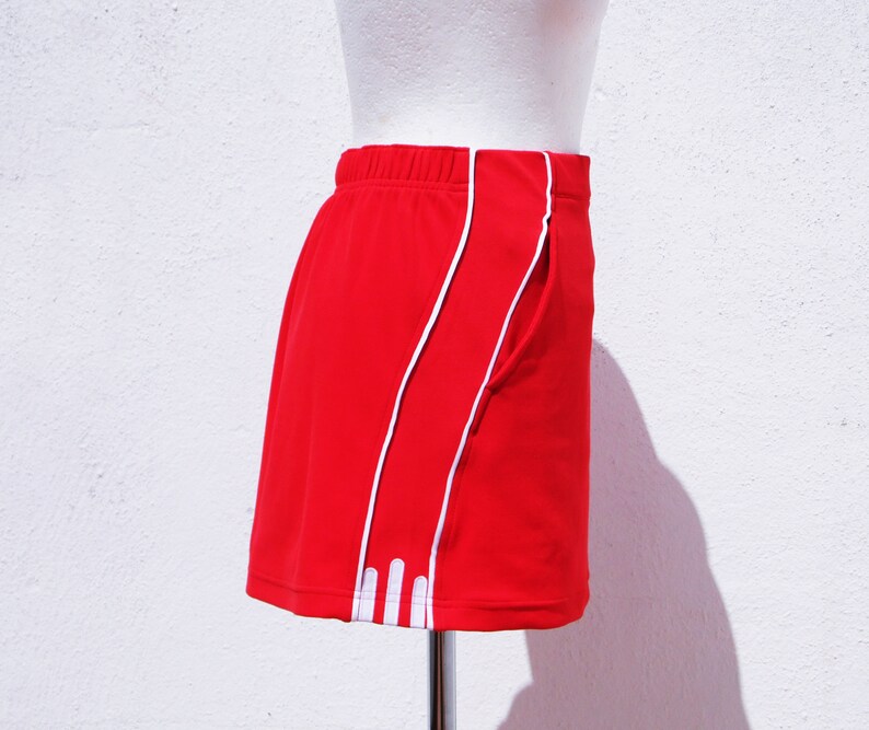 Adidas skirt tennis skirt sporty skirt urban skirt red skirt Etsy