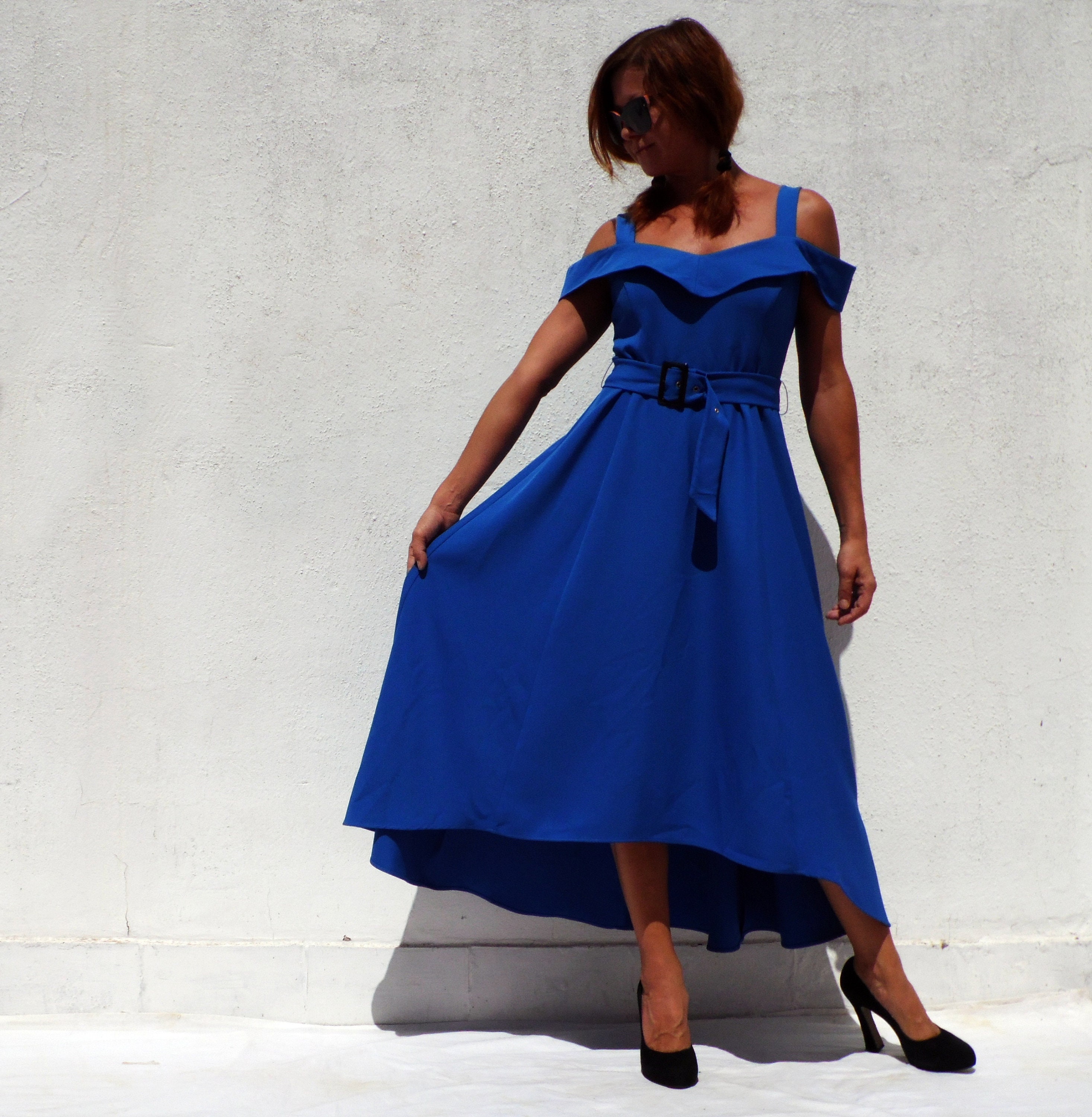 maxi fitted evening dresses