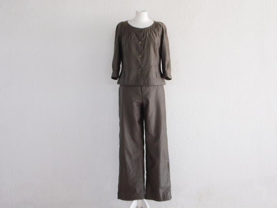 Elegant trouser suit elegant pant suit grey pant s