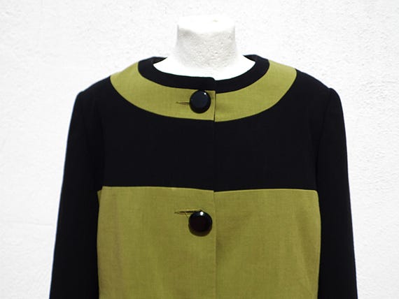 80s Does 60s Color Block Jacket: Mod Crop Jacket - image 2