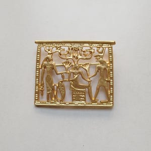 Gold Egyptian Pharaoh Pin: Ancient Egypt History Lover Gift