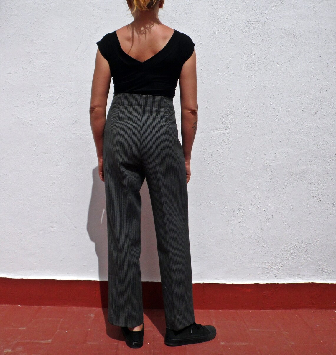 Flamenco trousers Spanish trousers high waist trousers high Etsy