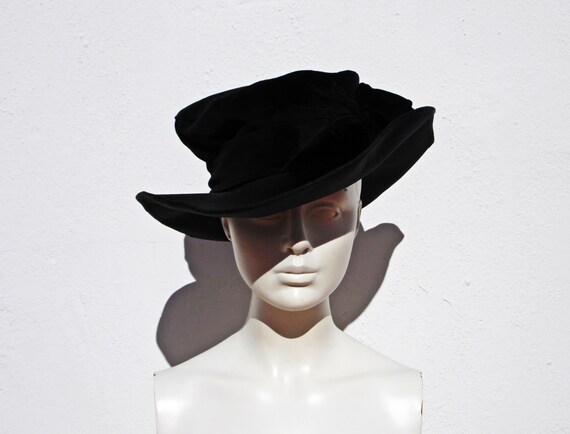 Wide Brim Hat Fedora Hat Steampunk Hat 