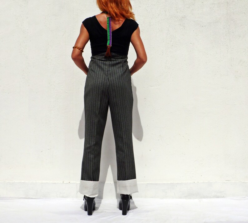 High waist trousers high waist pants Spanish trousers Spanish Etsy