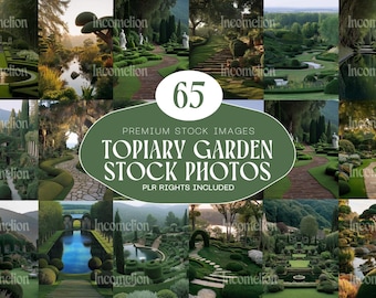 65 Topiary Garden Stock Photos – Elegant Formal Classical European Garden Imagery
