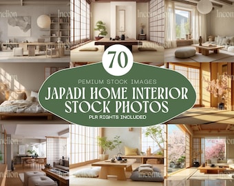 70 Japandi Home Interior Stock Photos Minimalist Japanese Scandinavian Style Images Blogs Websites Social Media and Branding PLR License