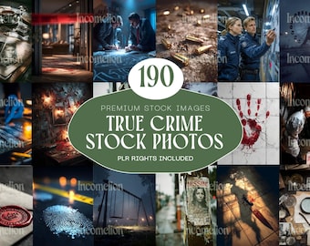 190 True Crime Stock Photos | Crime Scene, Evidence and Mystery Images for Blogs, Videos & Podcasts Instant Download