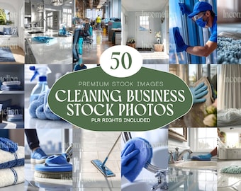 55 Fotos de Empresas de Limpeza - Pacote de Imagens Profissionais para Marketing (Download Instantâneo) - Direitos PLR Inclusos