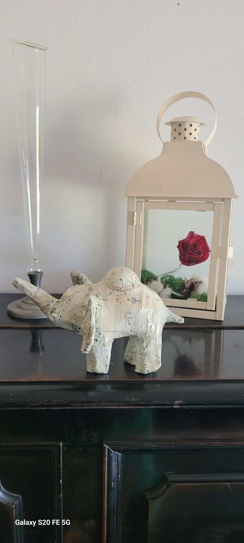 Paper Mache Elephant With Musical Note Scrapbooking. It Will Be a Joy ...