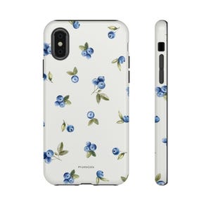 Blueberry Floral Phone Case