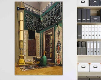 Atik Valide Mosque Canvas Art, Osman Hamdi Reproduction (Digital Download)