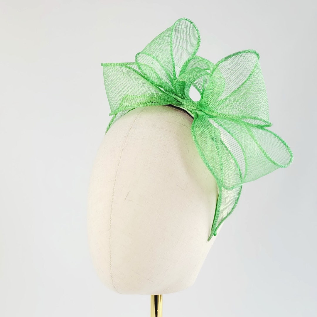 Spring Green Wedding Fascinator, Mother of the Bride Fascinator, Mother ...