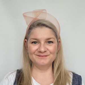 Serre-tête noeud papillon rose poudré, bandeau bibi fard à joues, bandeau tendance fard à joues, bandeau bandeau fard à joues, bibi de mariage fard à joues