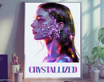 Crystallized John Summit Wall Art | Modern Abstract Poster | John Summit Poster