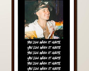 John Summit Lyric Poster | "You Like When It Hurts" EDM Music Print (Digital Download)