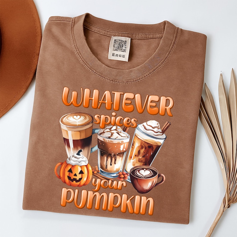 Fall Coffee Drink PNG Bundle | Pumpkin Spice Latte PNG | Autumn Coffee ...