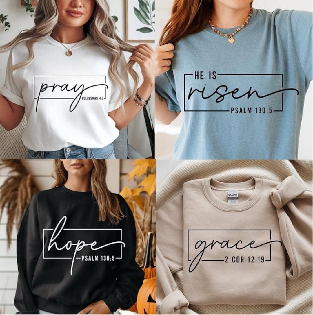 Christian SVG PNG Bundle | Minimal Bible Verse SVG | Aesthetic Faith ...