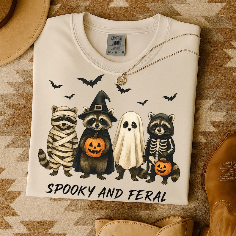 Spooky and Feral Raccoon PNG | Cute Halloween Raccoon Ghost PNG | Funny ...