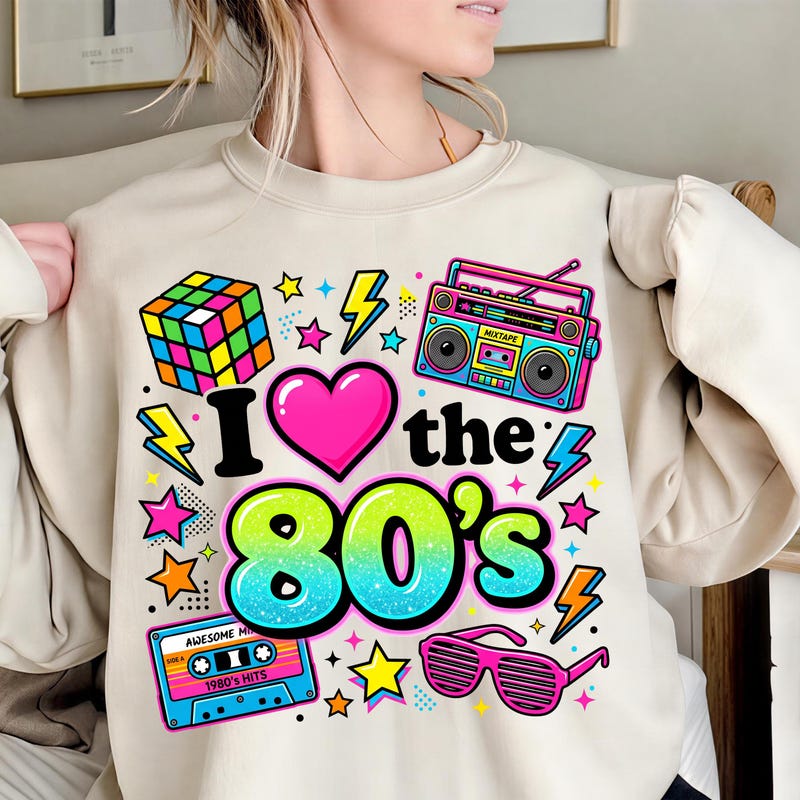 Uk Site Layout Example 80s Graphic Template - Etsy UK