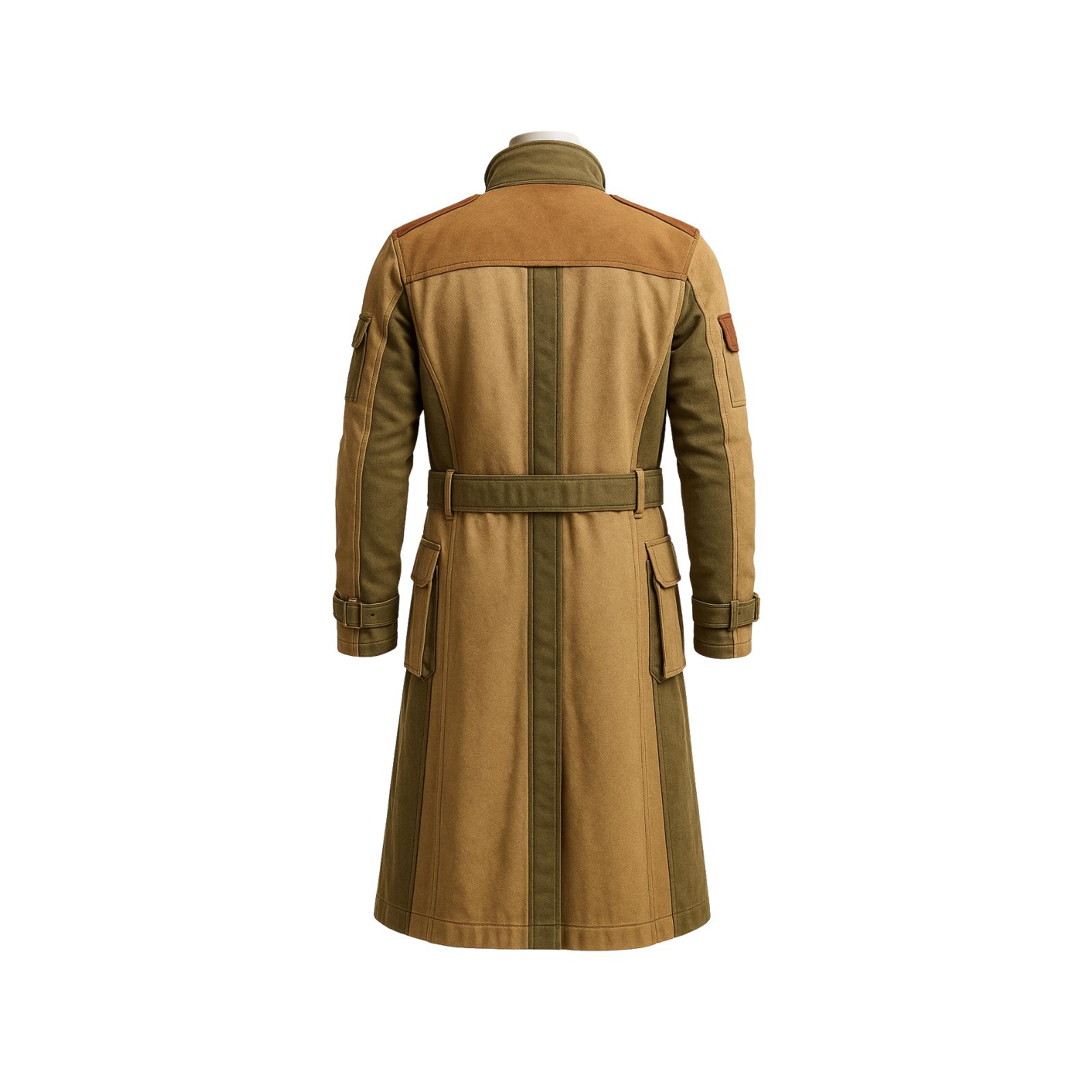Men's Adventure Tactical Coat – Heavy Fabric Long Utility Jacket