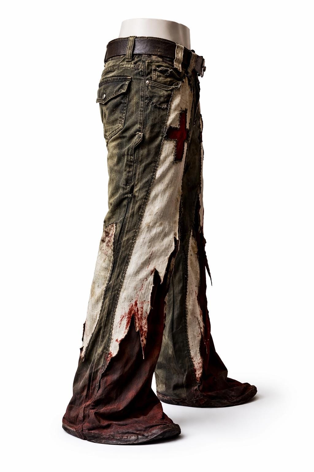 Men’s Zombie Style Pants – Distressed Horror Trousers - Etsy