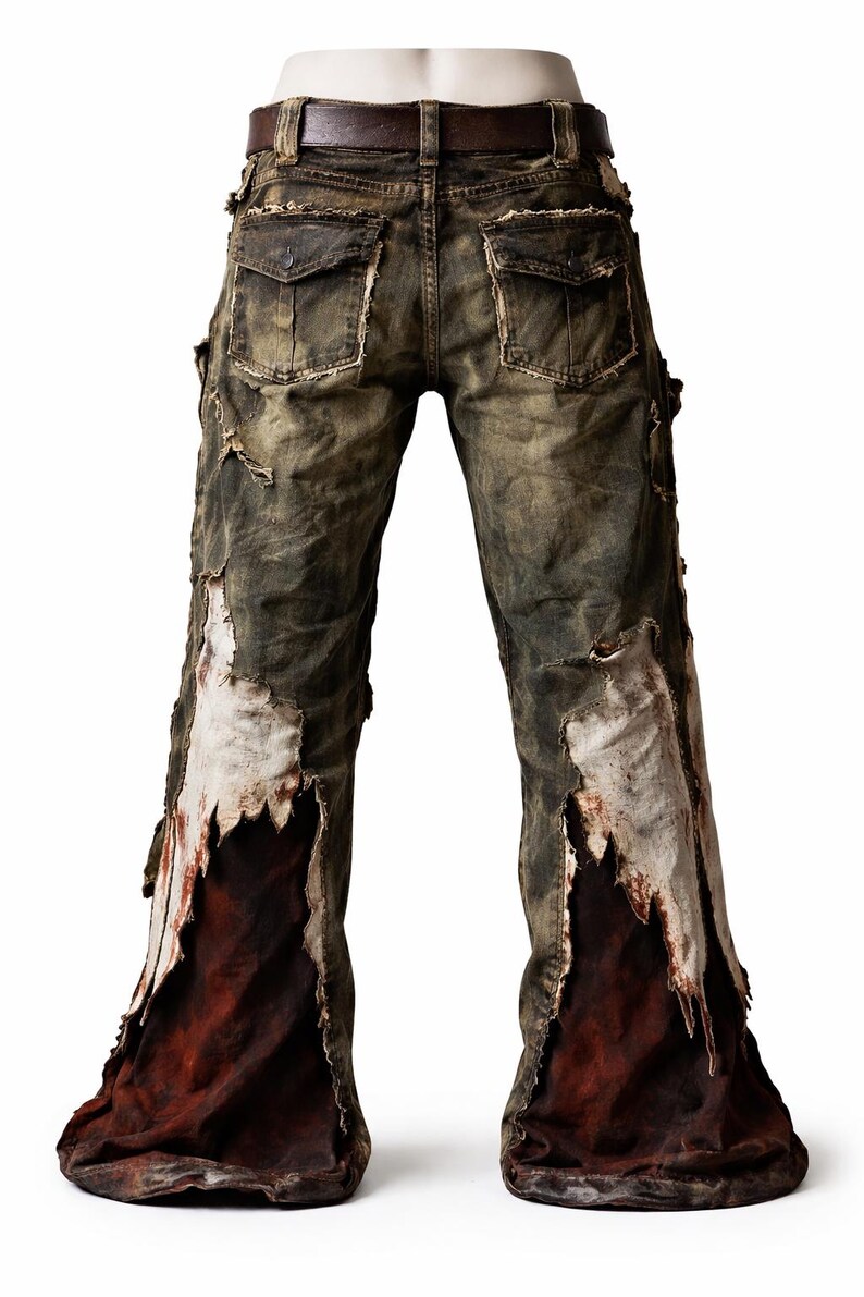 Men’s Zombie Style Pants – Distressed Horror Trousers - Etsy