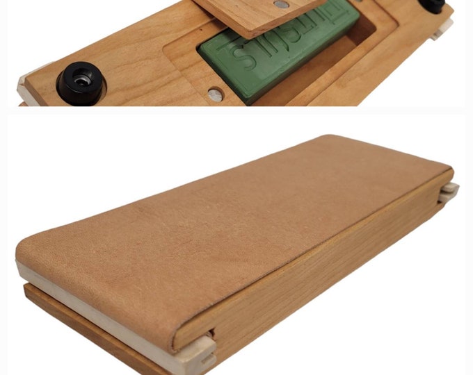 Kangaroo Leather, Knife Strop, Chef Knife Sharpening Strop, Leather