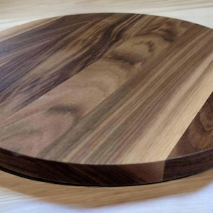 Walnut Lazy Susan Turn Table 12"-18" Center Piece Solid Hardwood