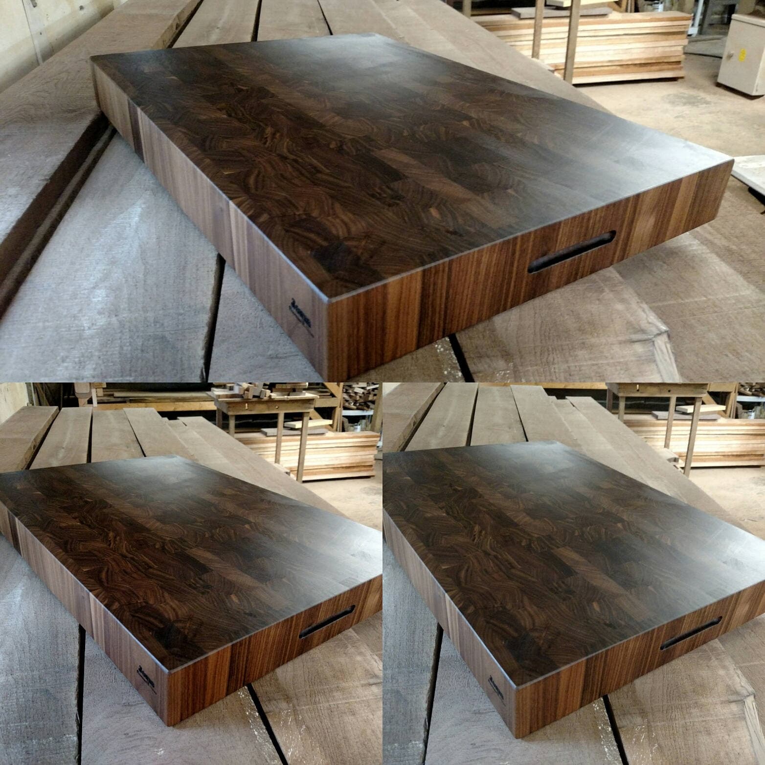 28x20x2.5” Beautiful Solid Walnut End Grain Handmade Butcher Block