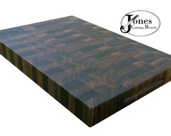 Walnut End Grain Cutting Board 16x12 Butcher Block FREE USA SHIPPING JonesCuttingBoards