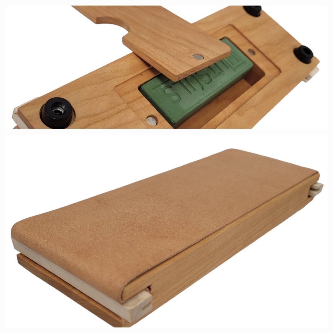 Kangaroo Leather Knife Strop Chef Knife Sharpening Strop Etsy