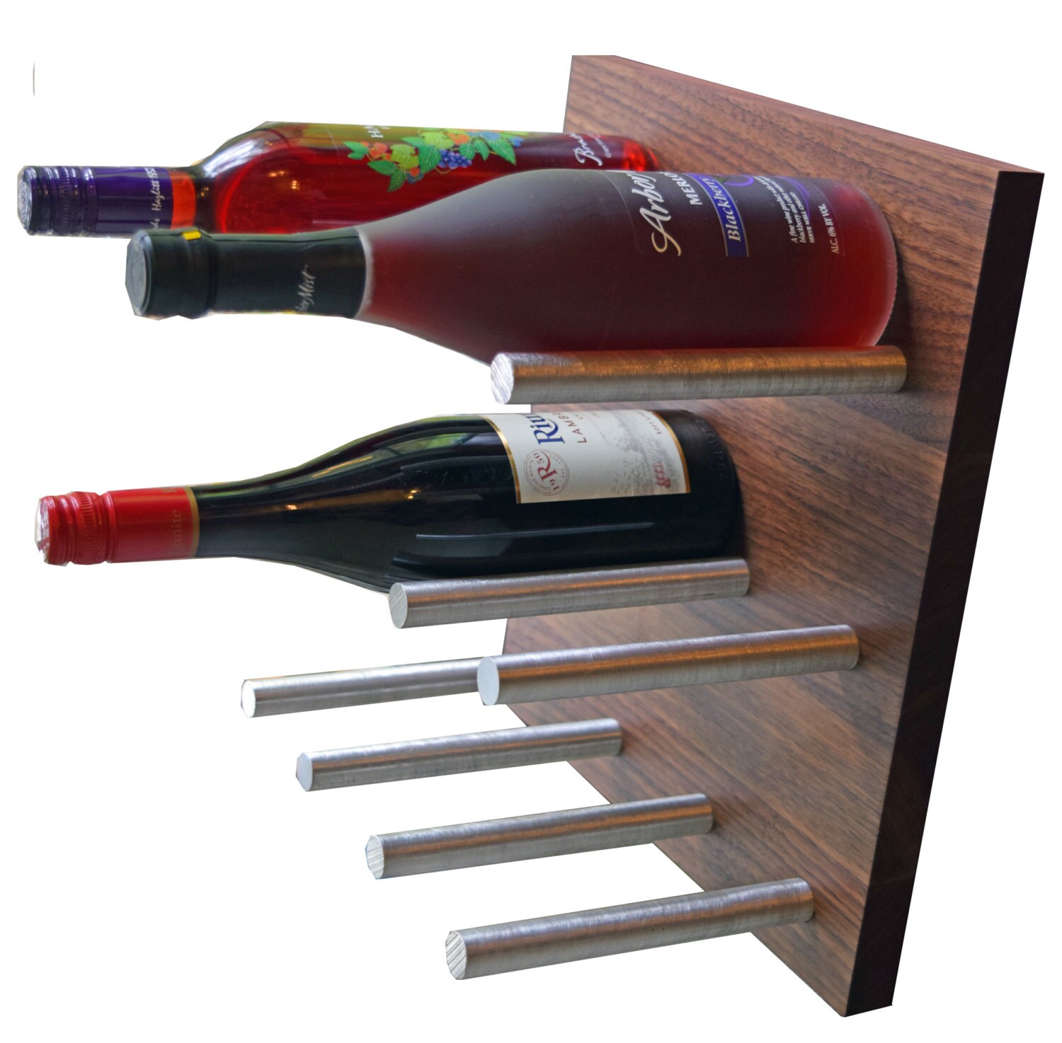 Wine Rack Shelf Mount Easy Wall Mount Stackable Modern Design Etsy