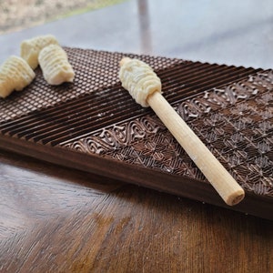 Gnocchi Board, Pasta, Walnut, Cavarola, Garganelli, Gnocchi, Cavatelli, Housewarming Gift, Wedding Gift