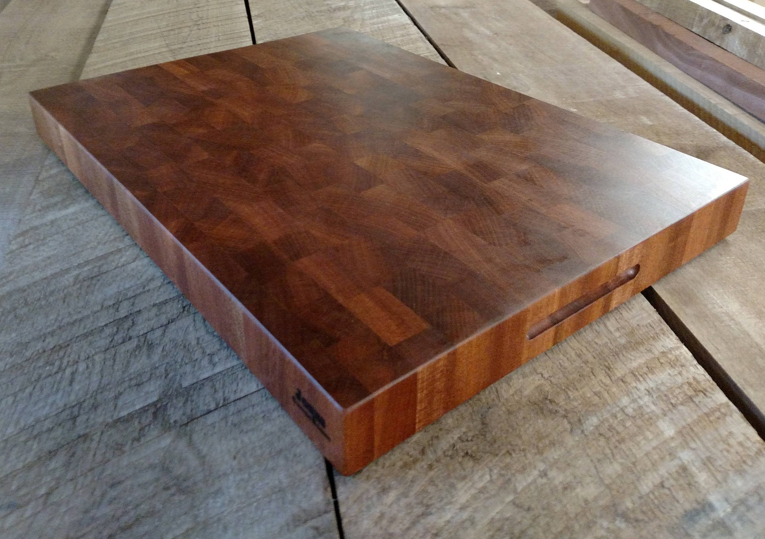 Custom Cutting Board Mahogany End Grain Butcher Block Etsy