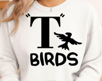 T-Birds Grease Movie Cut File, Clipart (svg, png, pdf, eps, dxf, jpg, ai)