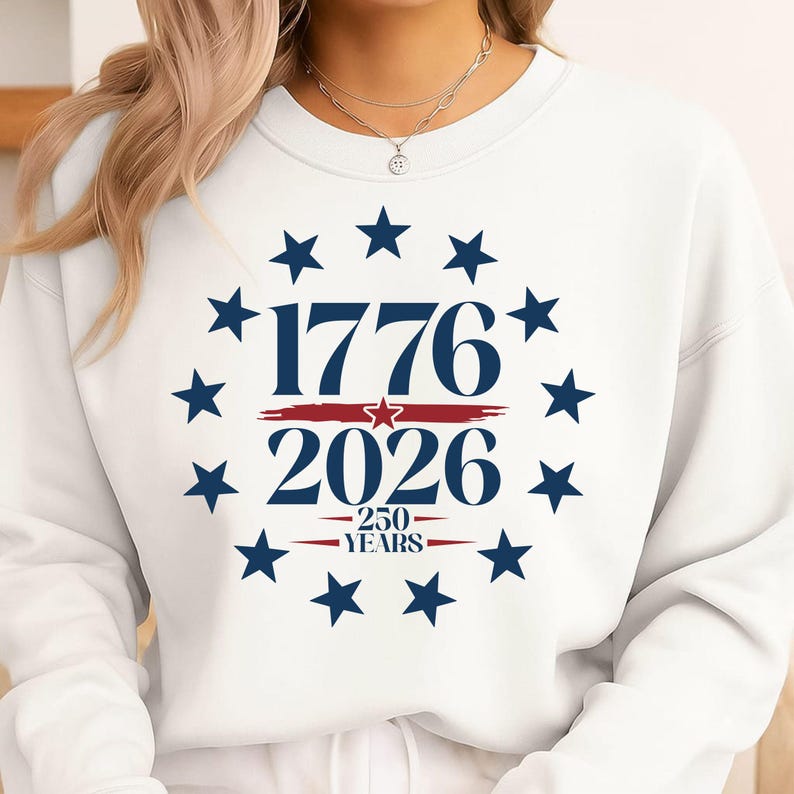 America 1776-2026 Svg, Usa 250th Anniversary Png Svg, Patriotic Design, 4th Of July Shirt Png, Independence Day, Cut File, Digital Download