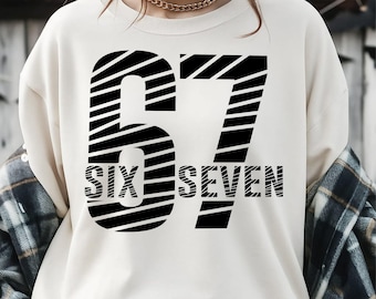 Six Seven Birthday Meme Shirt Design, Svg Png Cricut (Digital Download)